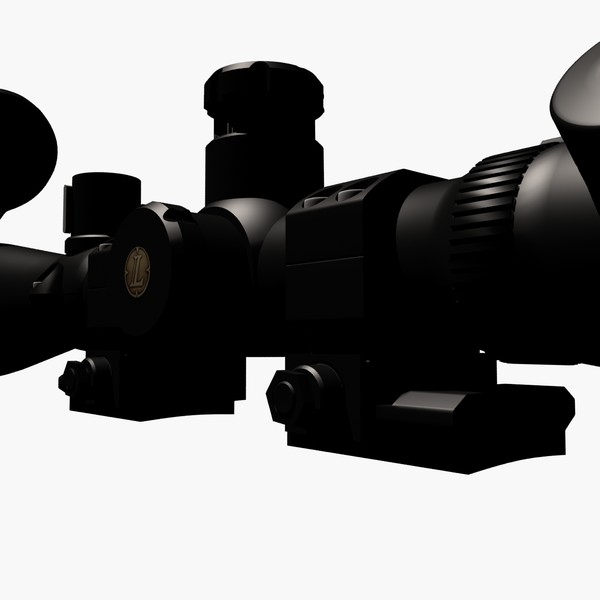 3ds max leupold mark 4 ert - Leupold Mark 4 ERT (Sniper & Sporting) Rifle Scope by Imagetek3D